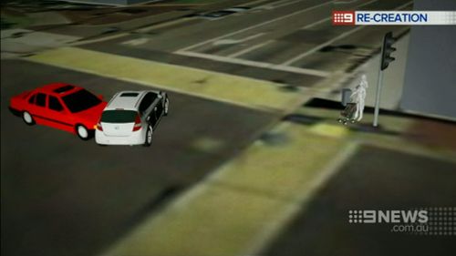 The cars collided at the intersection of High and Gower streets in Preston. (9NEWS)