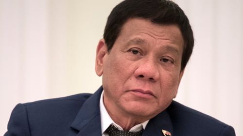 Philippine president Rodrigo Duterte has come under fire for a rape "joke". (AFP)