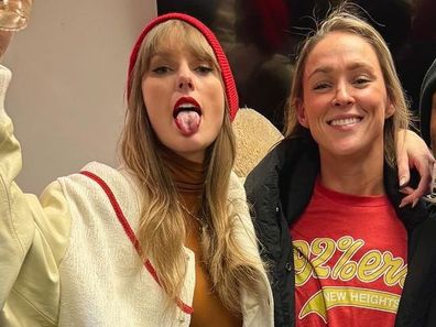 Taylor Swift and Kylie Kelce