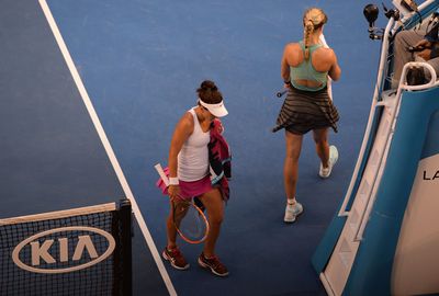 Her giant killing run at the Aussie Open included the scalp of Casey Dellacqua.
