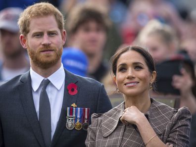 Prince Harry and Meghan Markle in New Zealand, 2018