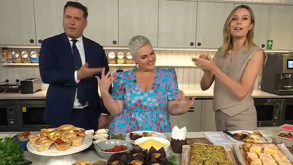 Jane de Graaff shares lunchbox tips on Today Show.