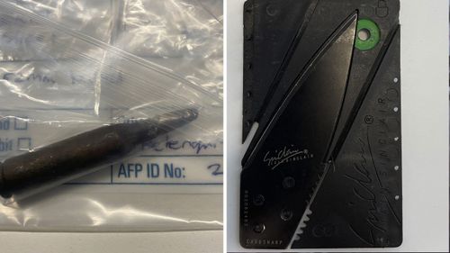 Weapons seized at Adelaide Airport