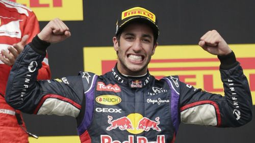 Ricciardo's win was his second Grand Prix victory for the year. (AAP)