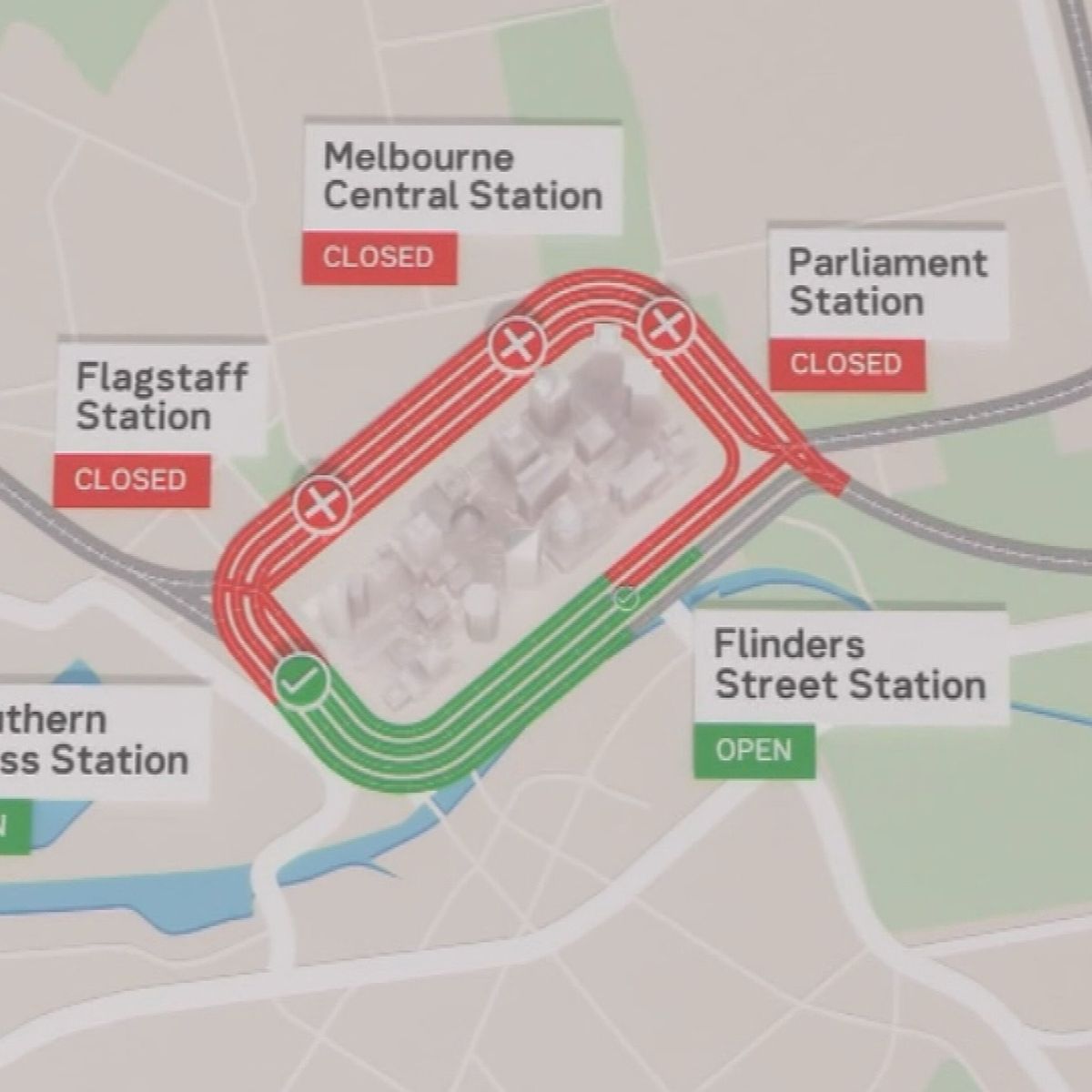 Melbourne Trains - Melbourne Map Central