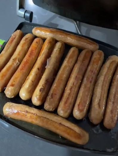 He uses a cafe style sandwich press to cook them perfectly.