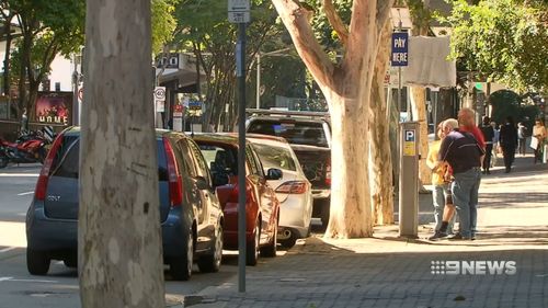 Mr Sutherland says he parked next to a sign that said he could park there. He decided to go to the courts to stand up for his rights. Picture: 9NEWS