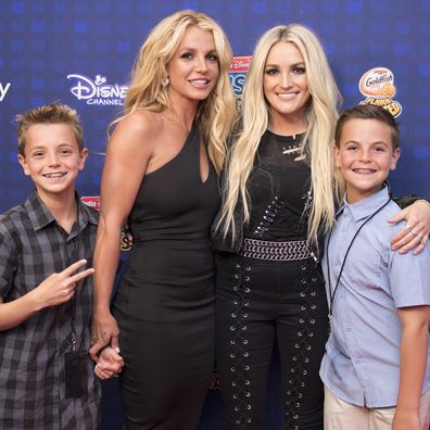 Britney Spears, transformation, photos, sister Jamie Lynn Spears and sons Jayden and Preston at the 2017 Radio Disney Music Awards.