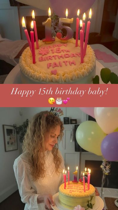 Nicole Kidman celebrates daughter Faith's 15th birthday