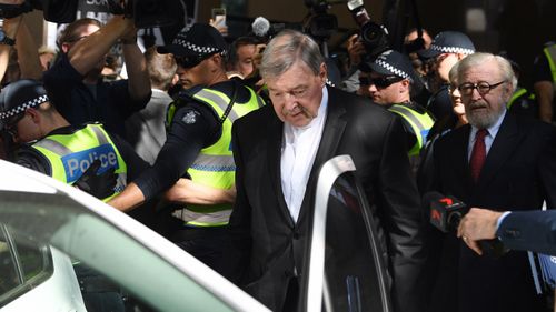 Cardinal Pell's initial court hearings drew international media attention.