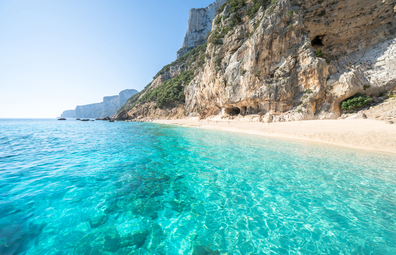 Cala Gabbiani beach, Sardinia, Italy