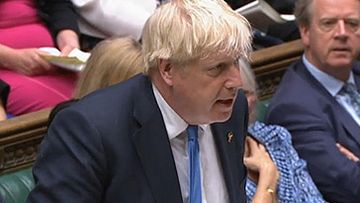 Boris Johnson in UK House of Commons (Getty)