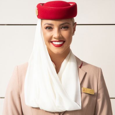 Laura Garside australian flight attendant for emirates