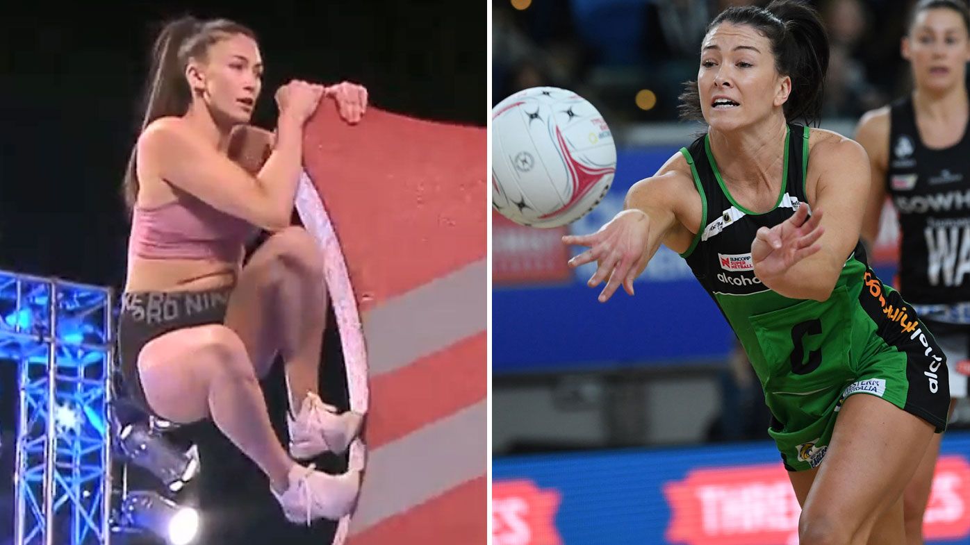 'My appendix actually burst': Netball star Verity Charles reveals silent battle to compete at Ninja Warrior