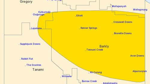 Heavy rainfall is expected to continue in the yellow area with possible damaging winds during Thursday.