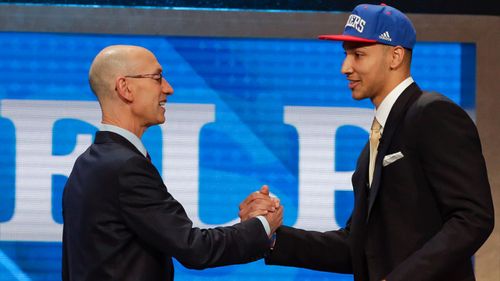 Simmons was picked first overall by the 76ers in the 2016 draft. (AAP)