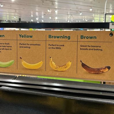 woolworths sign bbq banana