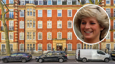 Apartment in London where Princess Diana once lived goes on the market 