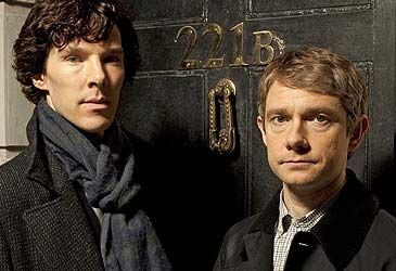 Where does Arthur Conan Doyle's Sherlock Holmes purportedly live in London?
