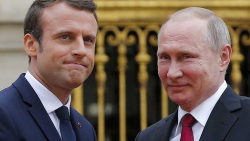 Putin and Macron have frank talks