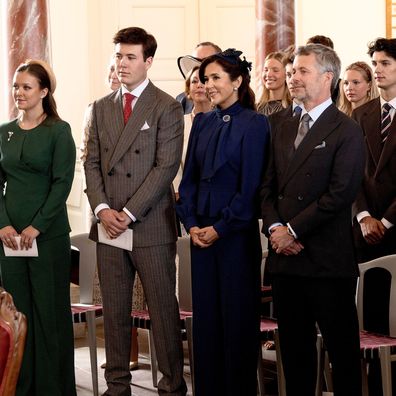 The confirmation of Danish Prince Vincent and Princess Josephine in Fredensborg Palace on Saturday, April 18, 2026.