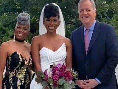 Doug Parker as a guest at Southwest Airlines flight attendant JacqueRae Sullivan's wedding.