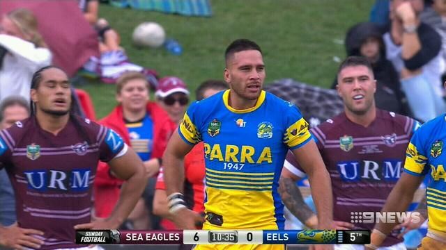Parramatta halfback Corey Norman returns for the Eels NRL clash against the Sharks