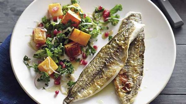 Pan-fried whiting