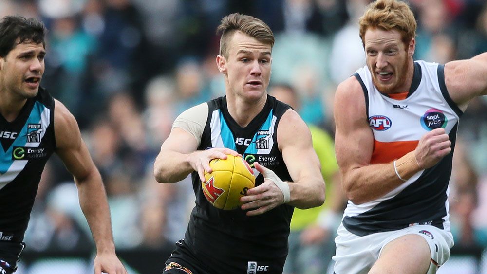 Robbie Gray in action for Port Adelaide. (AAP)