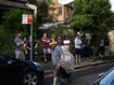 Buyers wait for an auction in Sydney.