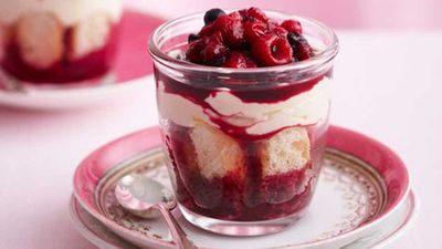 Click through for our <a href="http://kitchen.nine.com.au/2016/05/16/20/12/mixed-berry-trifle" target="_top">mixed-berry trifle</a> recipe