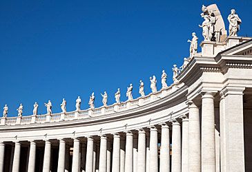 Which saint is Vatican City's plaza named after?