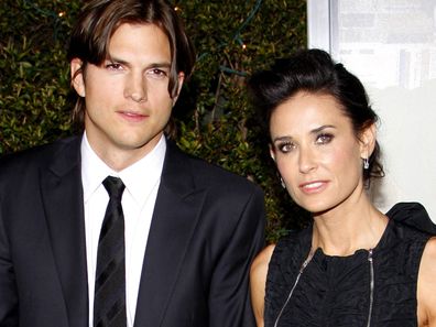 Demi Moore, Bruce Willis, relationship timeline, Ashton Kutcher