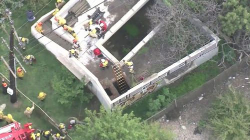 The teenager had been celebrating Easter with family at Griffith Park in Los Angeles when he fell into the drain and was swept into the series of interconnecting sewage pipes. (9NEWS)