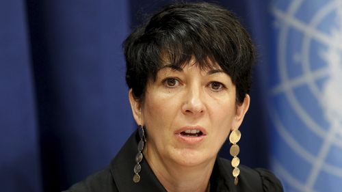In this June 25, 2013, file photo, Ghislaine Maxwell, attends a news conference. 