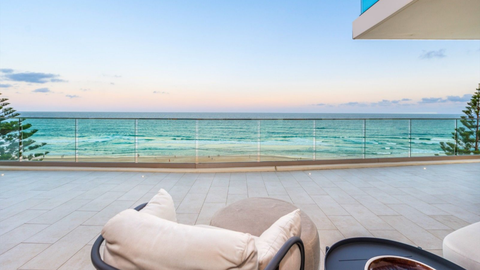 Penthouse in Broadbeach, Queensland, with a balcony that can accommodate 50 people, sells for $7.3 million. 