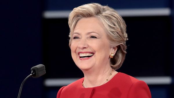 Hillary Clinton at the Presidential debate.