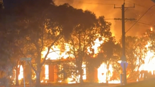 An investigation is underway into three separate suspicious fires at unoccupied homes in Melbourne.