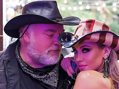 Kyle Sandilands and Imogen Anthony