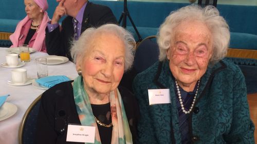 Josephine Wright and Nancy Valos have been best friends since they met at school in St Kilda. (Madeline Slattery)
