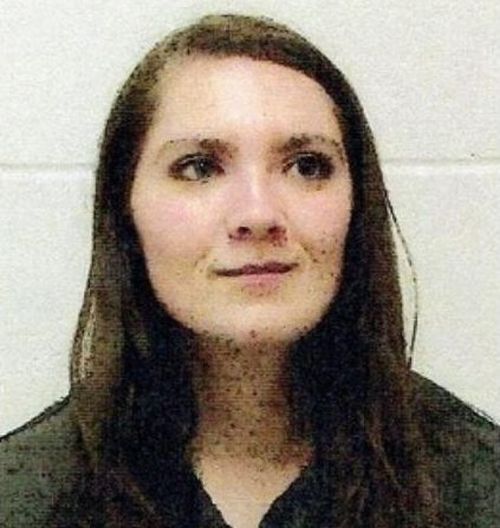 Kelsie Schmidt has been charged after allegedly sending nude photos to a student.