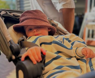 Erin McNaught son Obi brain tumor surgery recovery