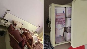 Photos of Prime Minister Boyko Borisov&#x27;s bedroom show a handgun on his bedside table, and wads of cash in the drawers.