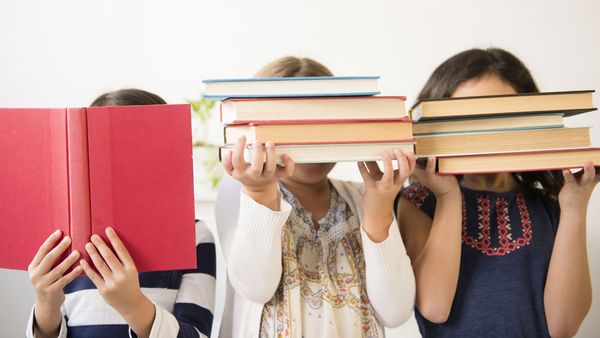 Children reading books