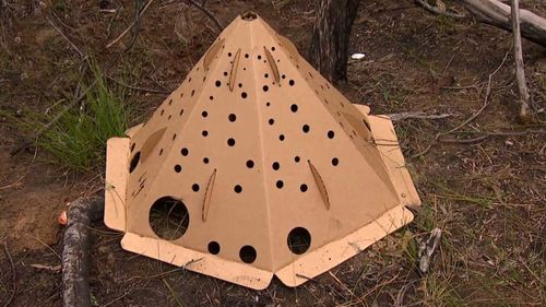 The flatpack cardboard shelters for homeless critters.