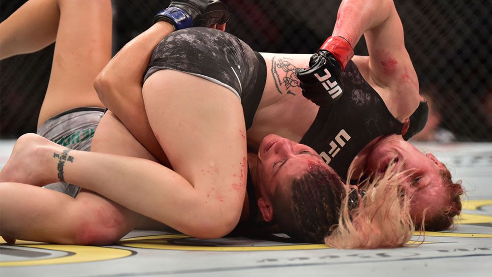 Valentina Shevchenko vs Priscila Cachoeira: UFC referee blasted for failing to stop 'bloodbath'