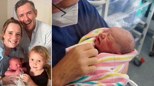 NT Chief Minister Michael Gunner welcomes new baby boy.