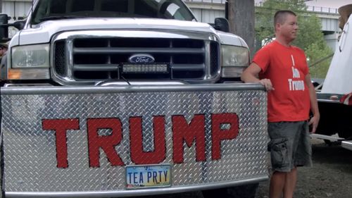 That's the (unused) protester plow, says the owner of the Ford truck. Source: Convicts