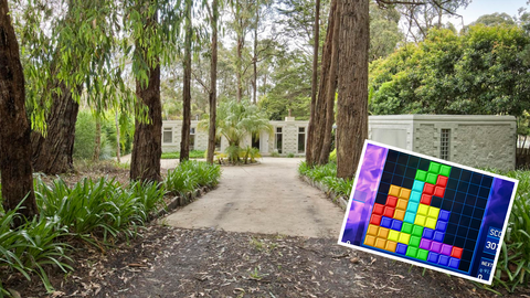 Property for sale in Emerald, Victoria, that would appeal to old-school gamers.