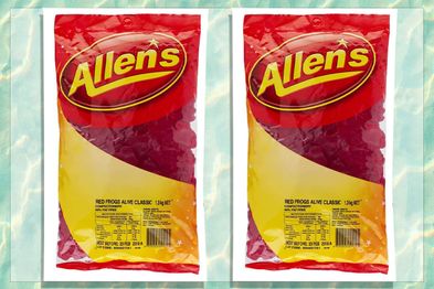 9PR: Allen's Red Frogs Lollies Bulk Bag, 1.3 Kilograms